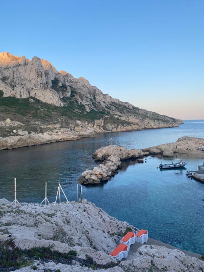 Au Coeur Du Parc National Du Massif Des Calanques, La Flibuste Des Goudes, Maison 2 Chambres, Climatisee, Jardins, Solarium, Proche Plage, Large Vue Mer Μασσαλία Εξωτερικό φωτογραφία