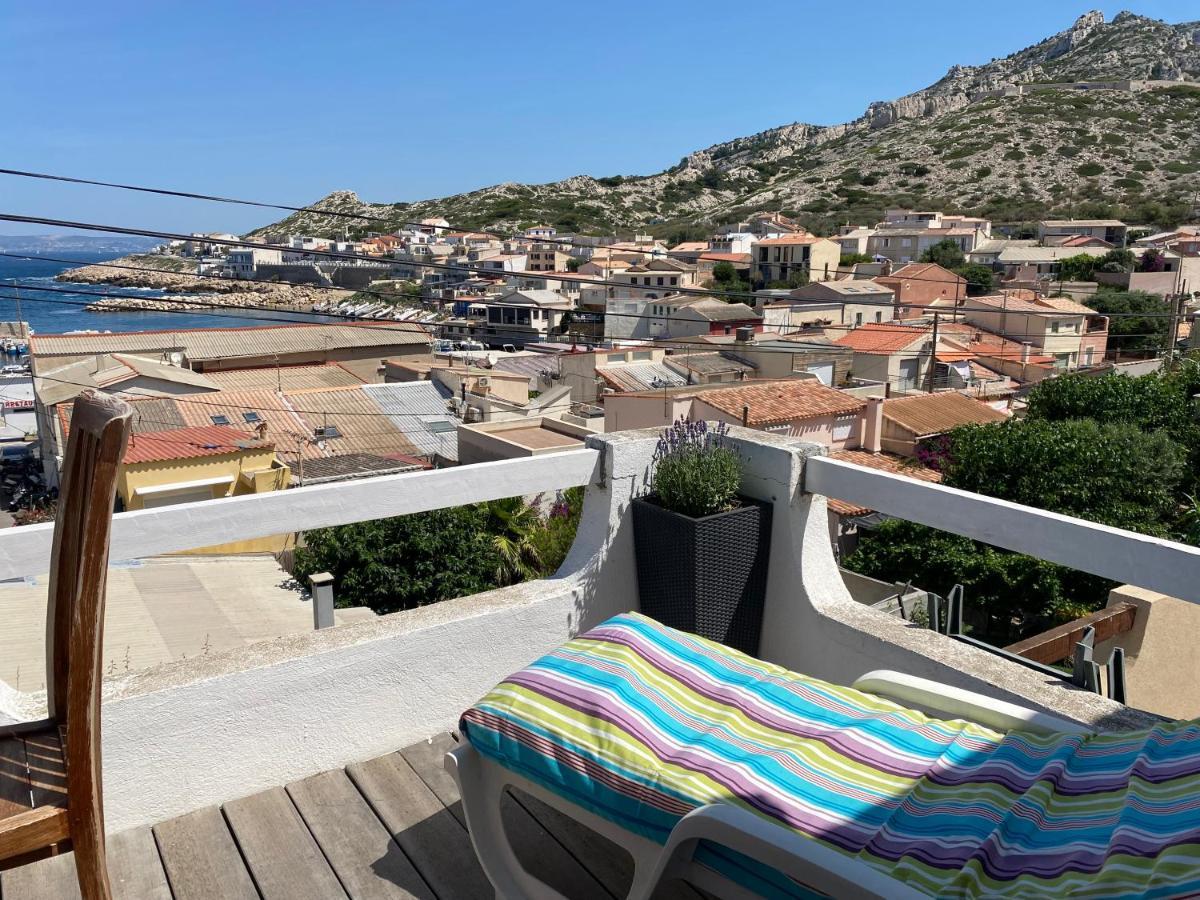 Au Coeur Du Parc National Du Massif Des Calanques, La Flibuste Des Goudes, Maison 2 Chambres, Climatisee, Jardins, Solarium, Proche Plage, Large Vue Mer Μασσαλία Εξωτερικό φωτογραφία