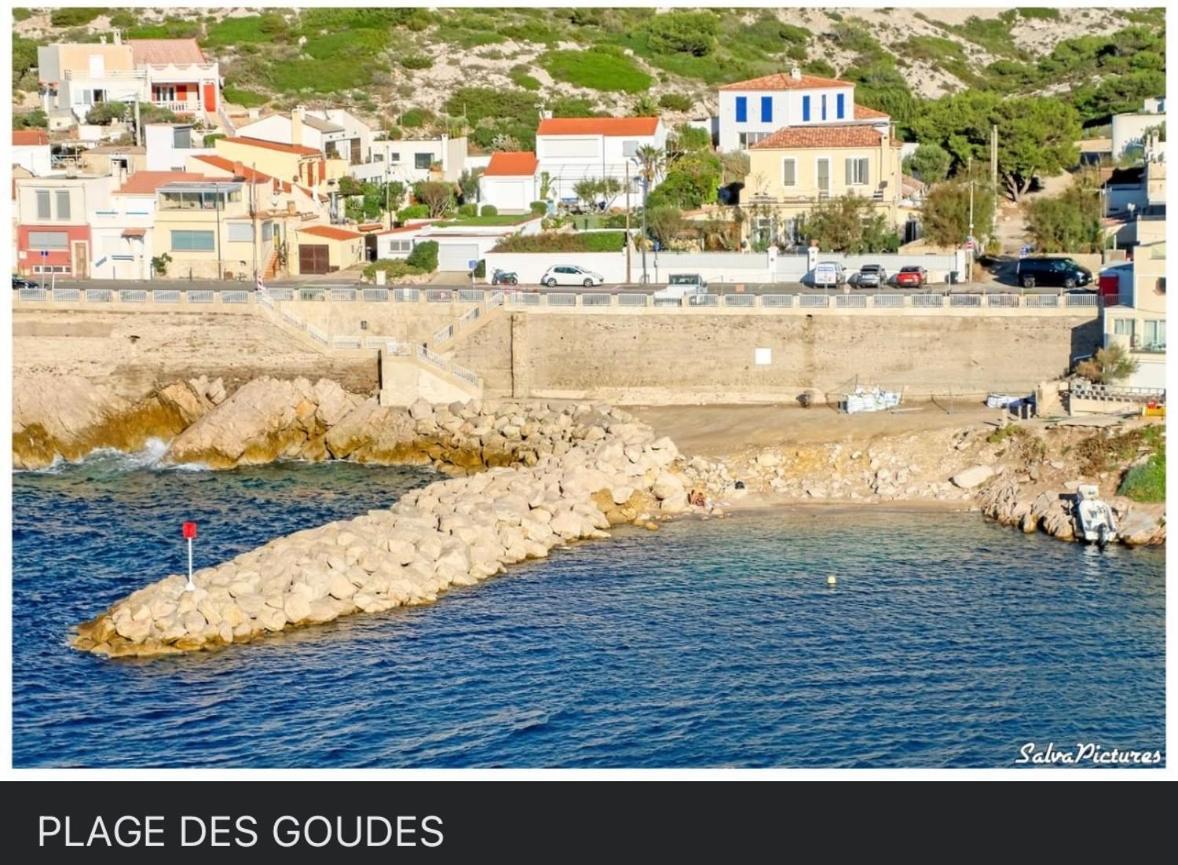 Au Coeur Du Parc National Du Massif Des Calanques, La Flibuste Des Goudes, Maison 2 Chambres, Climatisee, Jardins, Solarium, Proche Plage, Large Vue Mer Μασσαλία Εξωτερικό φωτογραφία