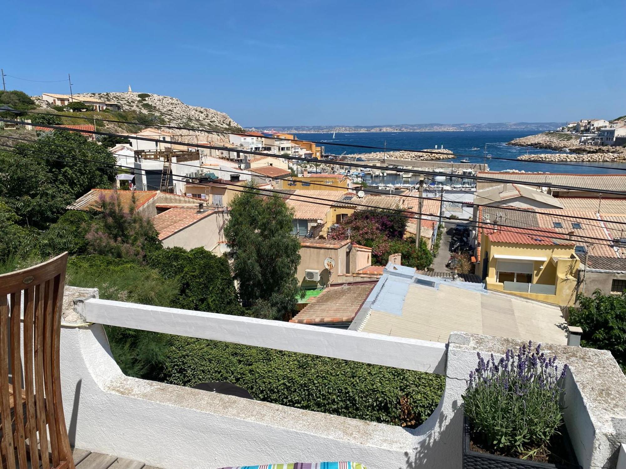 Au Coeur Du Parc National Du Massif Des Calanques, La Flibuste Des Goudes, Maison 2 Chambres, Climatisee, Jardins, Solarium, Proche Plage, Large Vue Mer Μασσαλία Εξωτερικό φωτογραφία
